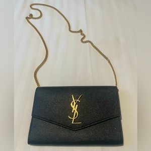 NEW CONDITION Saint Laurent Uptown Chain with Card Case